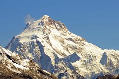 19 Manaslu East Pinnacle, West Face and Summit Plateau, and Southwest Face Close Up From The Lower Trail Between Tilicho Peak Hotel To Tilicho Base Camp Hotel